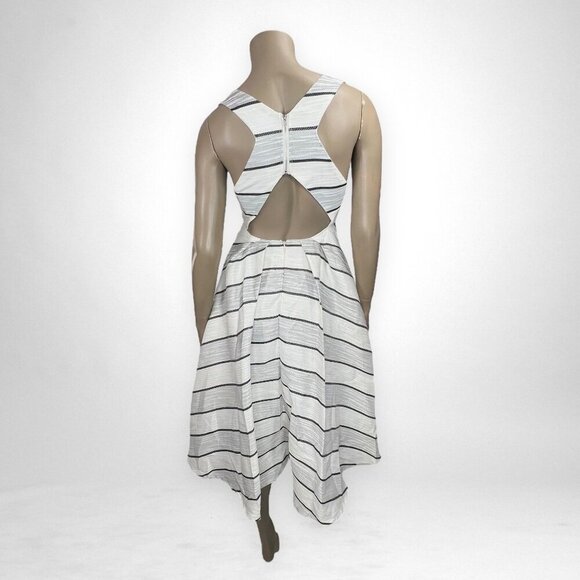 NWT L'ATISTE Striped Hi-Lo‎ Midi Summer Dress S - Picture 3 of 13